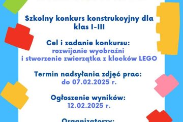 Informacje z życia szkoły. Klocki lego